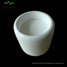 White stone candle cup marble candle jar